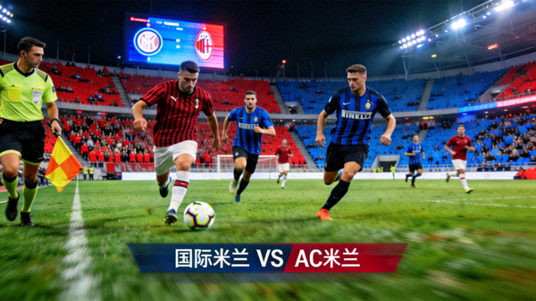 意甲联赛国际米兰对阵AC米兰的高清直播画面